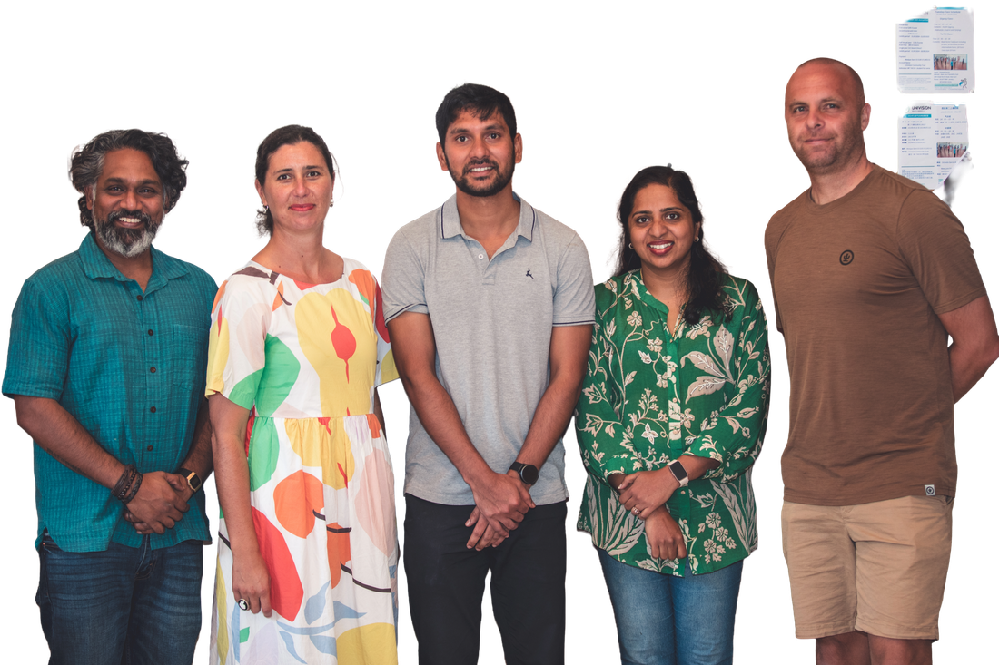 West Church Deacons: Ranjit, Laura, Sam, Sarah, Michael